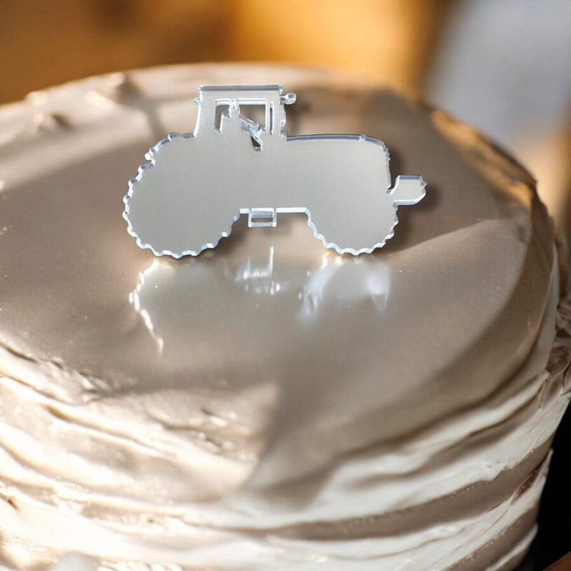 JD Style Tractor Cake Toppers