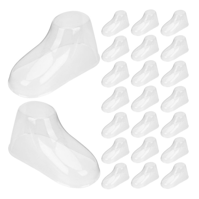 160pcs Baby Foot Display: Clear Baby Feet Display – Realistic Infant