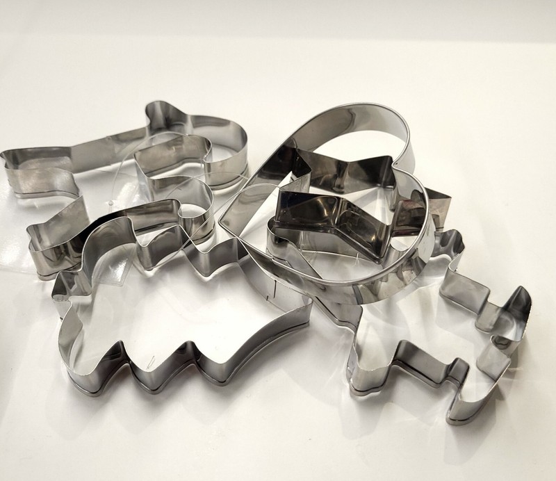 Ikea VINTERFINT Pastry Cutter set of 5 Mixed Shapes Stainless Steel New gallery