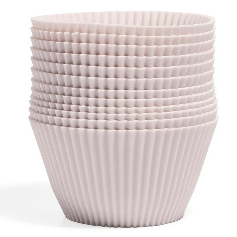 Reusable Silicone Baking Cups, Non-Toxic, BPA Free, Dishwasher Safe, Jumbo, 1…