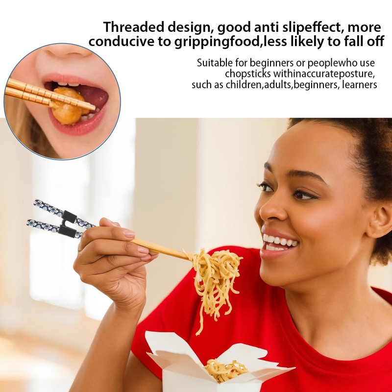 5 Pairs Reusable Learning Chopsticks, Children And Adults Training Chopsticks... gallery