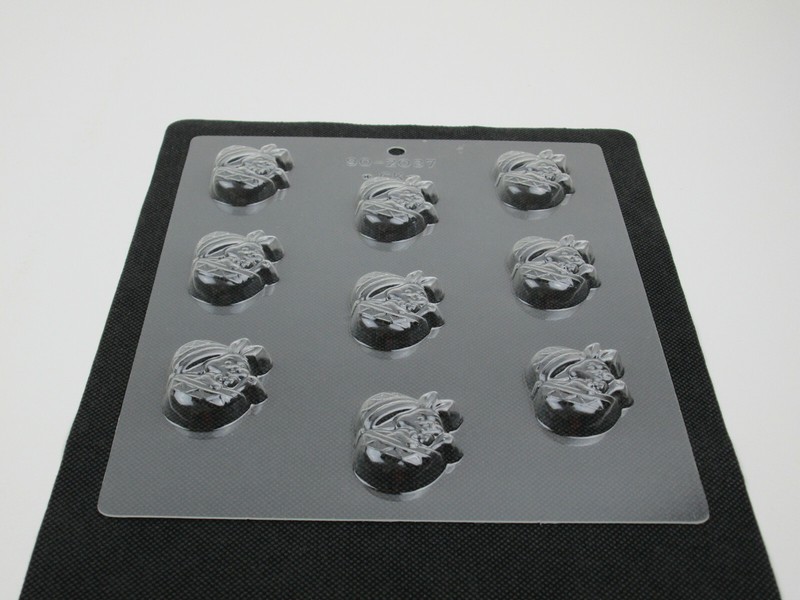 Candy Mold 9 Bunny Sitting In Open Egg Shapes Clear Plastic CK Products 90-2037 gallery