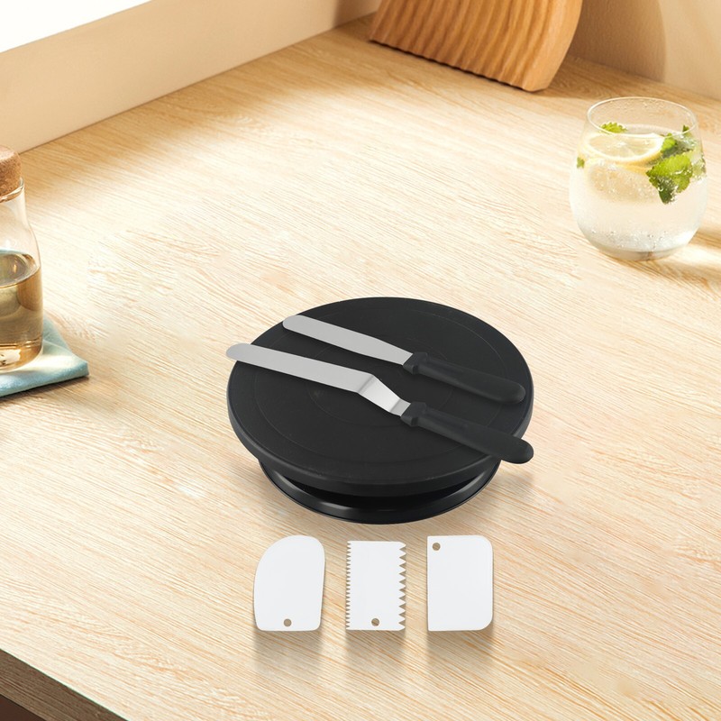 6PC Cake Turntable Cake Decorating Kit Baking Accessories Tool New Parts gallery