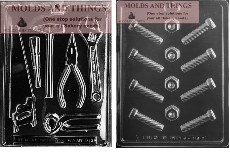 Tools Chocolate candy mold Nut and bolt chocolate candy mold Father’s day gift
