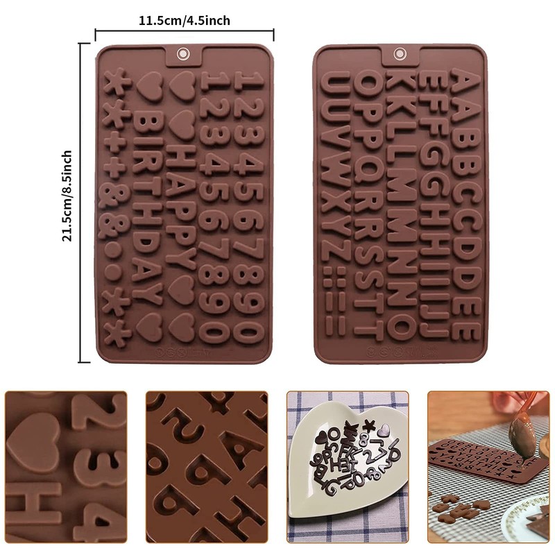 Heart Shaped Chocolate Mold Set Includes Round Cylinder Candy Mold,Cavities H... gallery