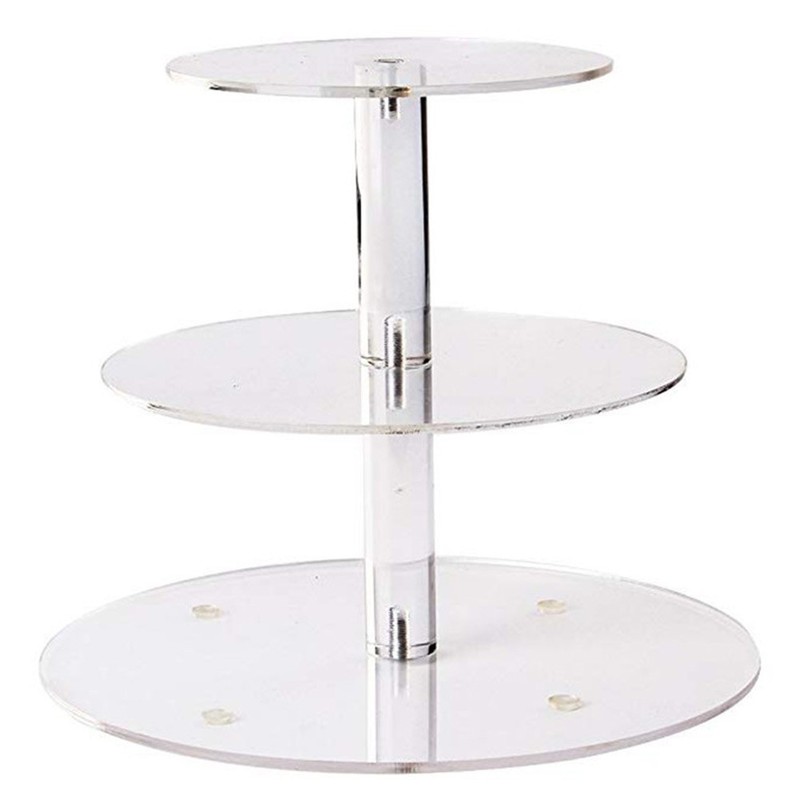 Cake Decorating Cake Stand Display Rack Acrylic Afternoon Tea Transparent