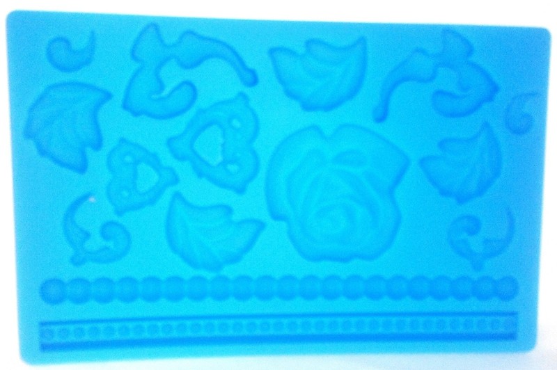 SILICON SUGAR CRAFT CAKE DECORATING MOULD ROSE BEADS FLOWERS BUTTERFLY