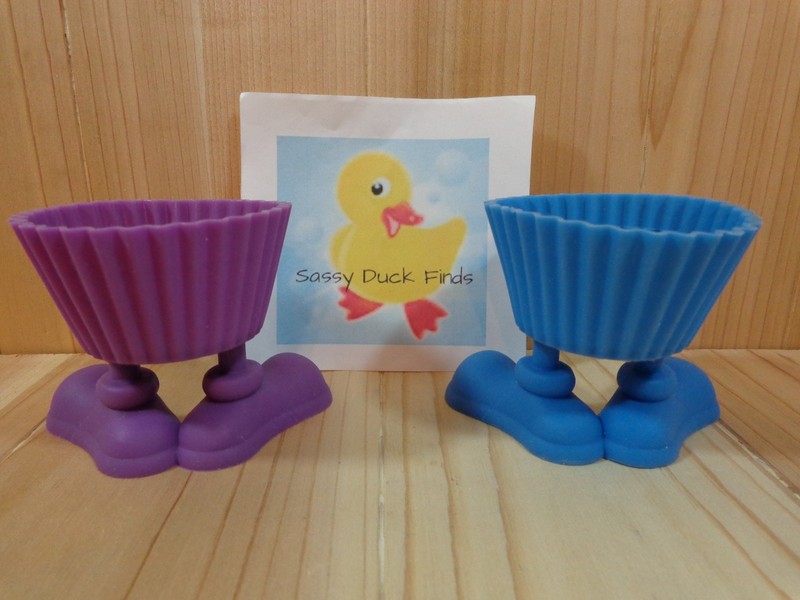 Wilton Silicone Cupcake Liner Silly Feet Set of 4 Individual Baking Cup Mold gallery