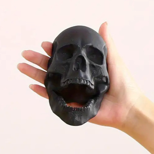 skull head Resin, plaster, soap, candle mold 0-94