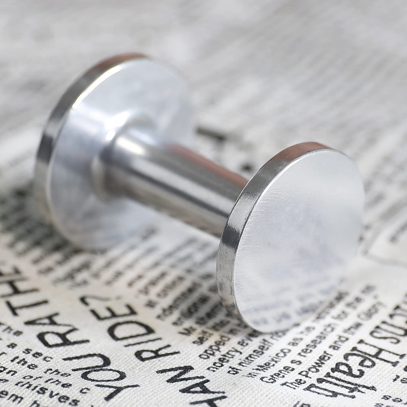 Ezebesta Dual-Sided Espresso Hand Tamper 51mm and 58mm Dual Ended Silver gallery