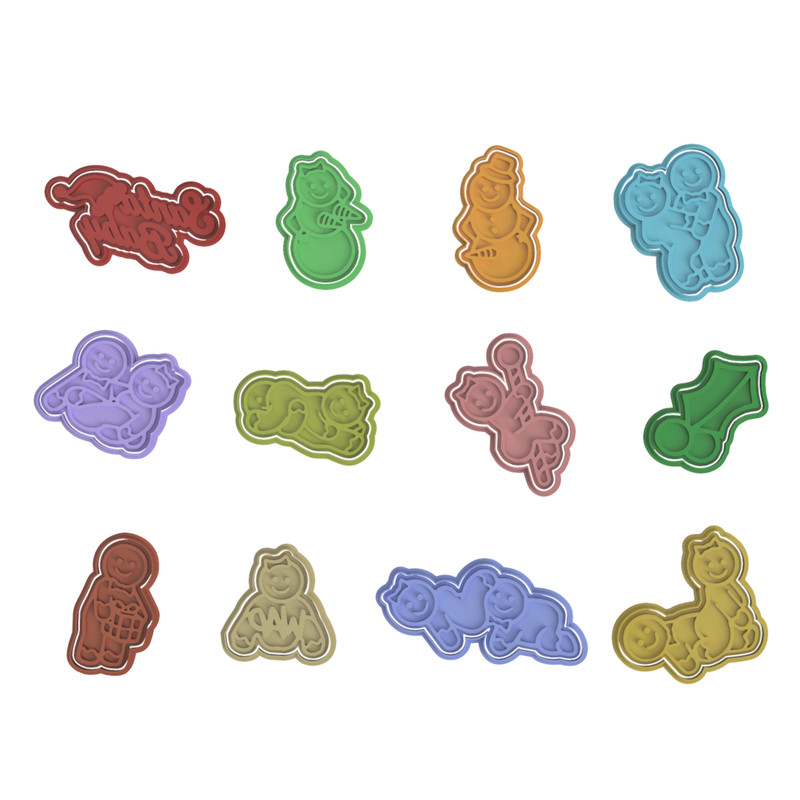 Naughty Ginger Bread Cookie Cutter Stamp gallery