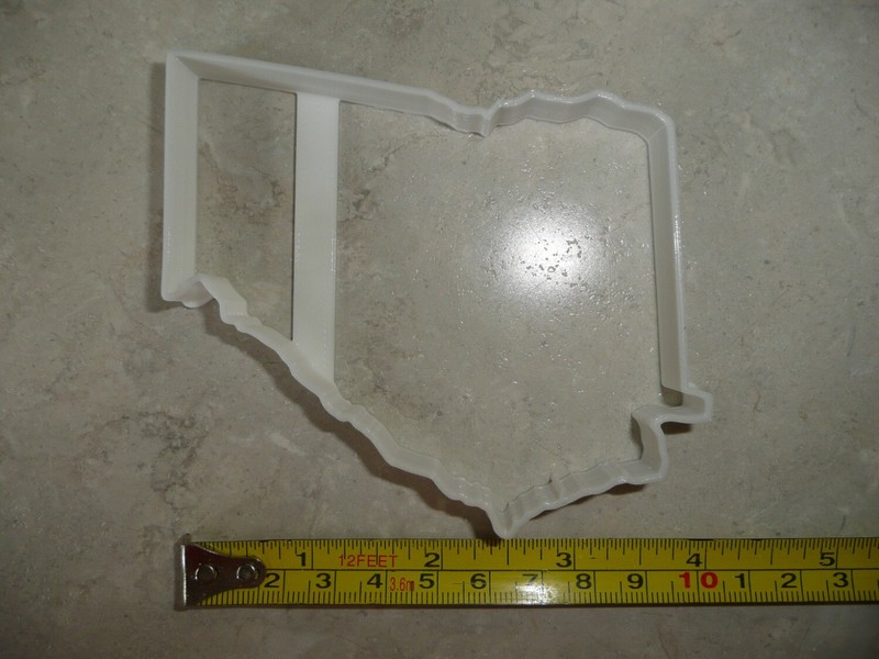 GEORGIA STATE OUTLINE PEACH COOKIE CUTTER MADE IN USA PR4687 gallery