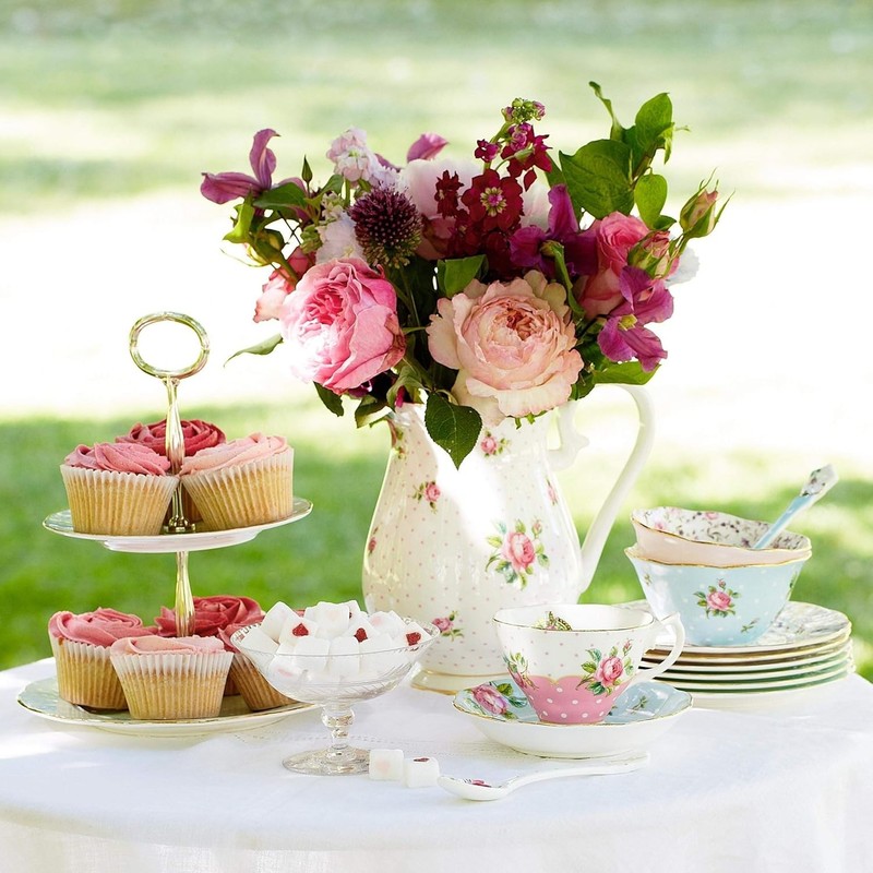 Stunning Polka Rose Two-Tier Cake Stand - A Classic Touch for Every Occasion gallery