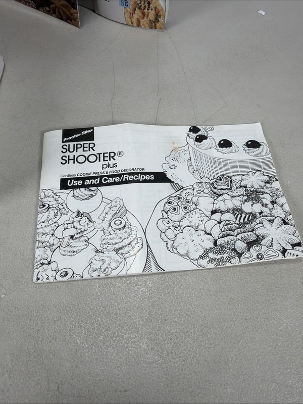 Proctor Silex Super Shooter Plus Cordless Cookie Press & Food Decorator (G0123) gallery