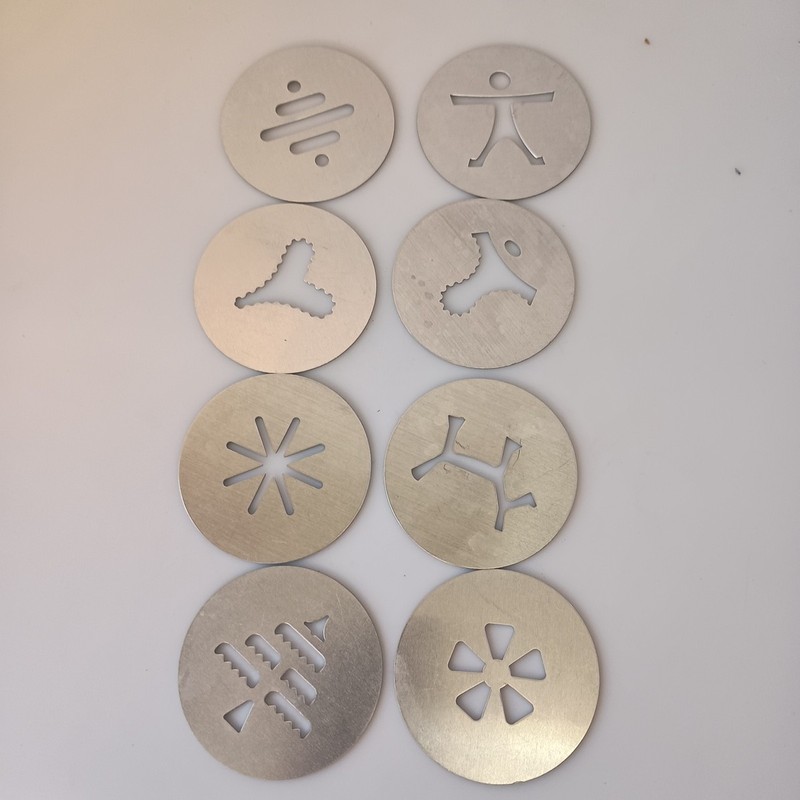 Wear-Ever Super Shooter Cookie Press 8 DISCS Model 70001 Replacement Parts Only