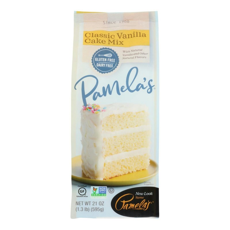 Pamela’s Products – Vanilla Cake – Mix 21 oz (Pack of 6)