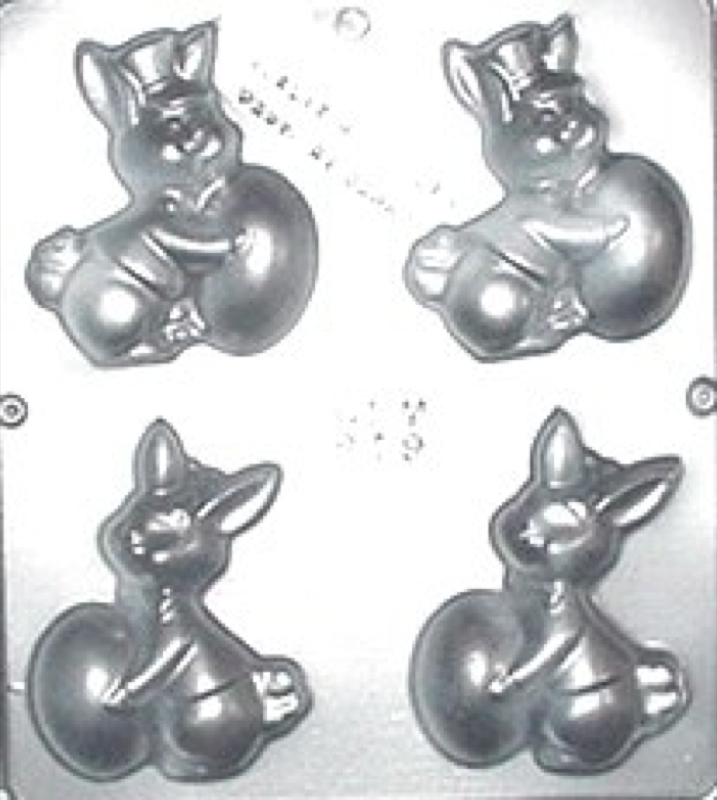 Bunny and Egg Chocolate Candy Mold Easter 819 NEW