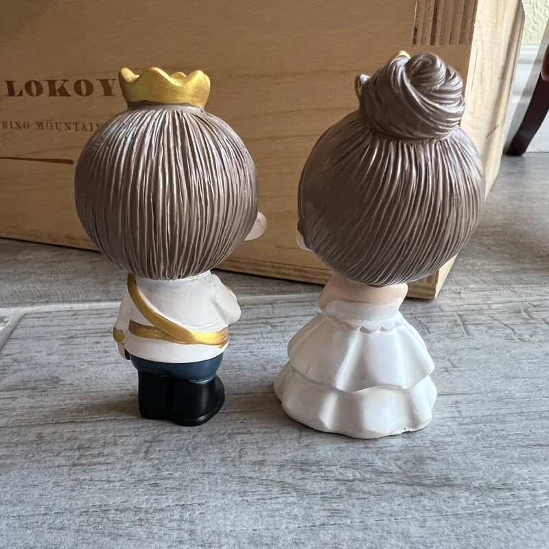 Princess & Prince Cake Decor Topper Wedding Anniversary Figurine Ornament NEW gallery