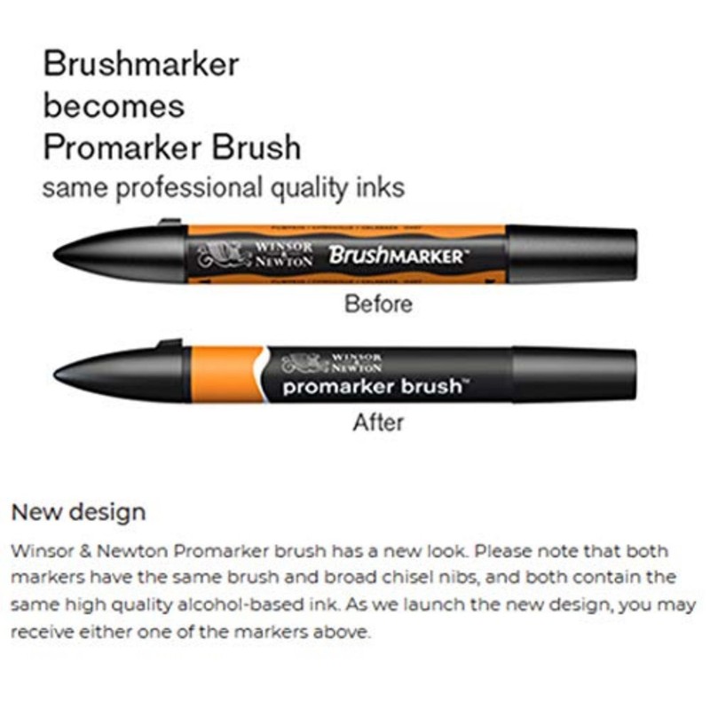 Winsor & Newton Promarker Brush, Black gallery
