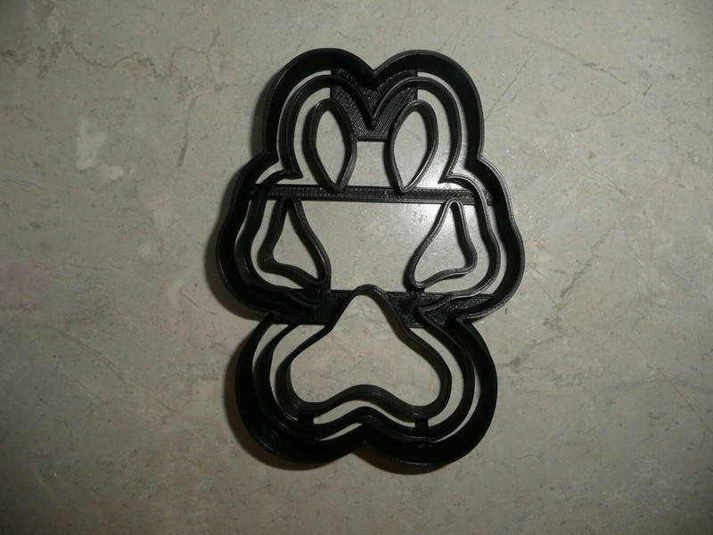 PAW PRINT PET ANIMAL DETAILED COOKIE CUTTER MADE IN USA PR4772 gallery