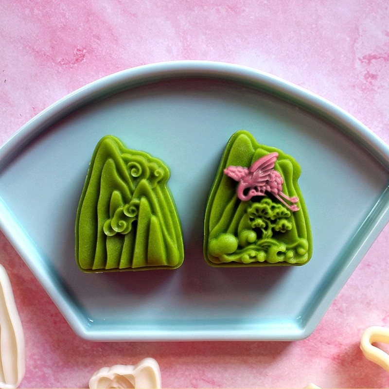 Mooncakes Press Mold Hand Pressed Pastries Mould Dessert Molds Kitchenwares gallery