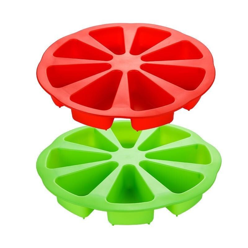Silicone DIY Baking Molds Large 8 Cavity Silicone Scone Pan/Cakes Slices Mold gallery