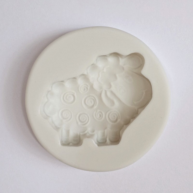 SHEEP MOLD, Fondant Mold, Chocolate, Farm Animals Cake Decoration, Clay Mold