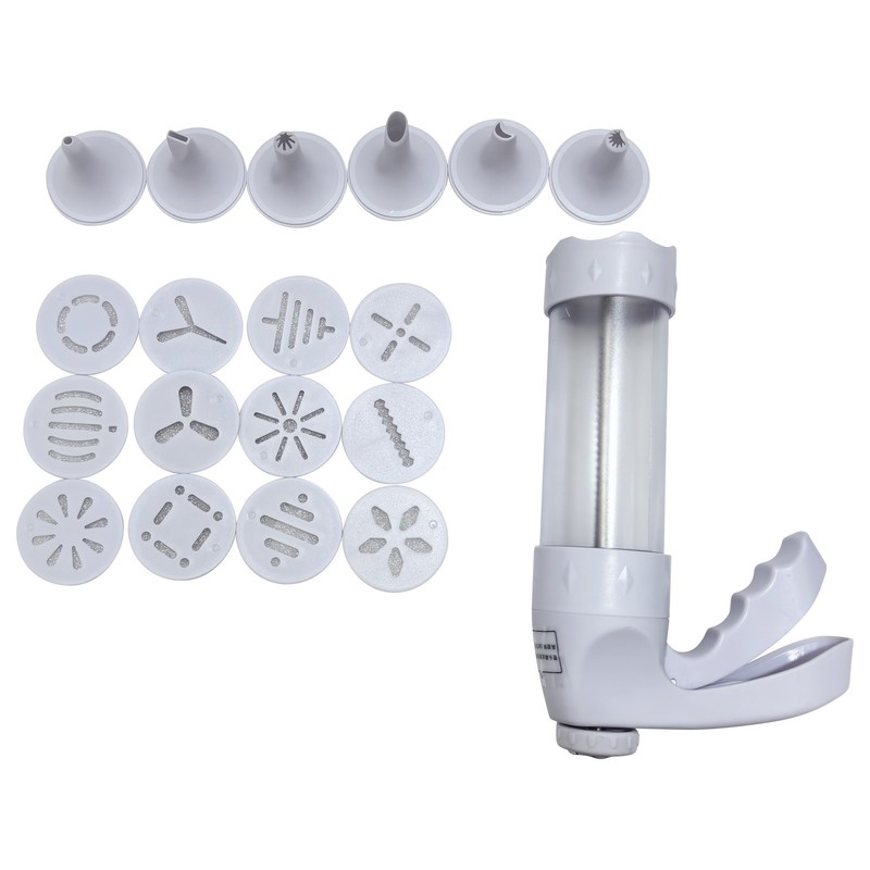 Cookie Cutter Press Gun Set Biscuit Cake with 12 Discs 6 Icing Tips Kitchen gallery