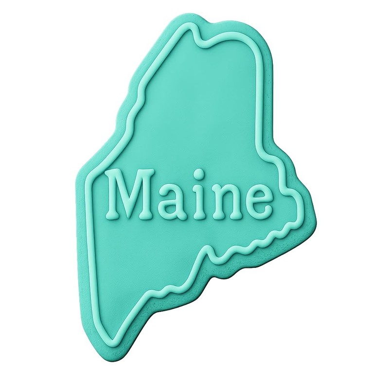 Lighthouse Maine Cookie Cutter & Stamp, Fondant & Clay - 4x2.5 gallery