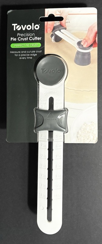 Tovolo Precision Pie Crust Cutter With Management Guide & 4 Edge Designs