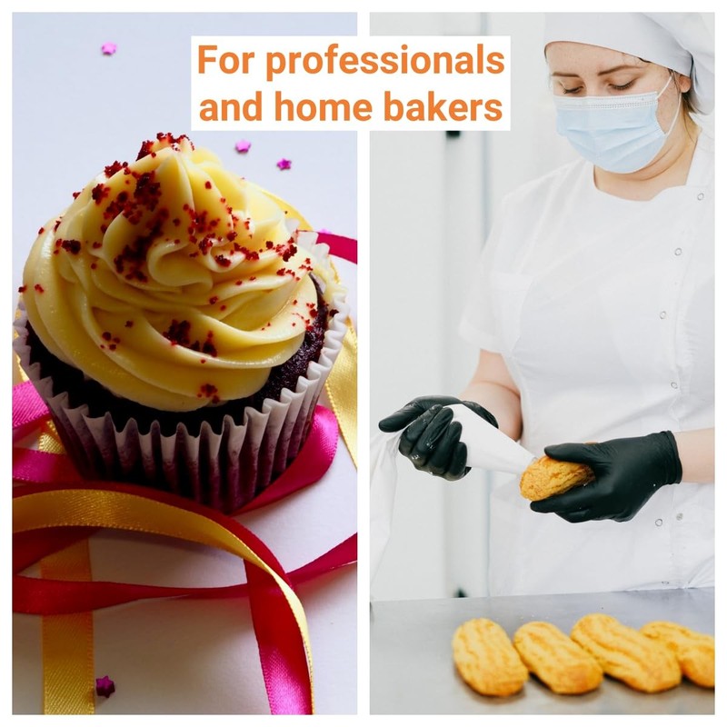 XXL 24 Inch Disposable Piping Bags 100 Pack - Extra Large Pastry Bag, Thick A... gallery