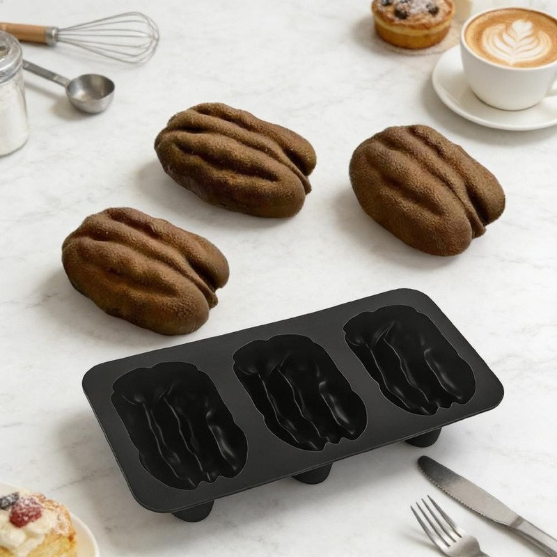 Pecan Nut Silicone Chocolate Mold Food Grade French Mousse Cake Dessert Baking T gallery