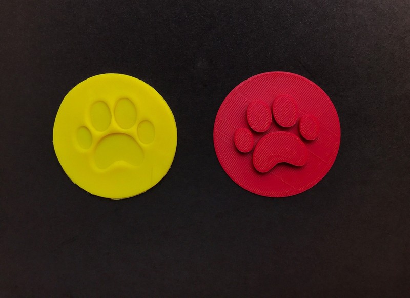 Dog paw print Cookie stamps Fondant Embosser Cake Decoration gallery