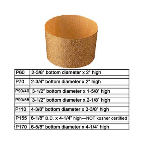 Panettone Mold - P170 12 Pieces