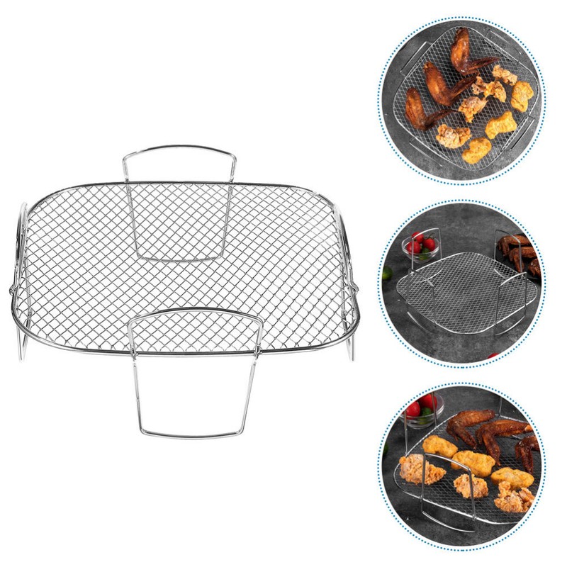 Air Fryers Practical Stackable Rack Handle Designed Air Fryer Stackable Rack gallery