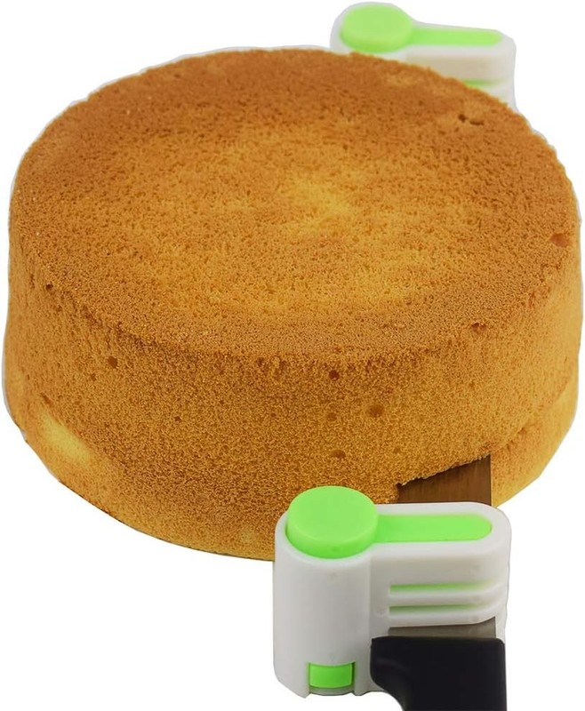 2PCS DIY Cake Slicer Stratification Auxiliary Bread Slice Toast Cut 5 Layers