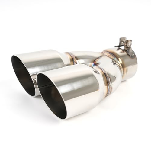 3" Dual Exhaust Tip - 3" Inlet 3.5" Outlet 9.5" Overall Length 3*3.5*9.5 gallery