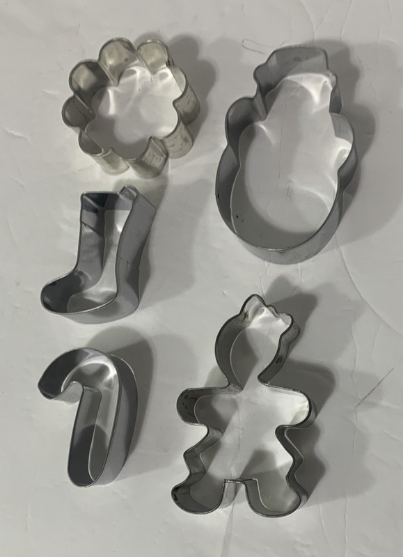 16 Christmas Cookie Cutouts some stainless steel some aluminum gallery