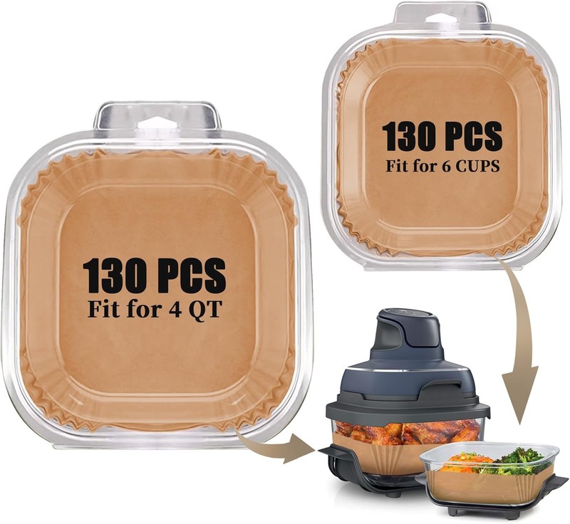 Air Fryer Liners Disposable for Crispi, 260 PCS Parchment Paper for