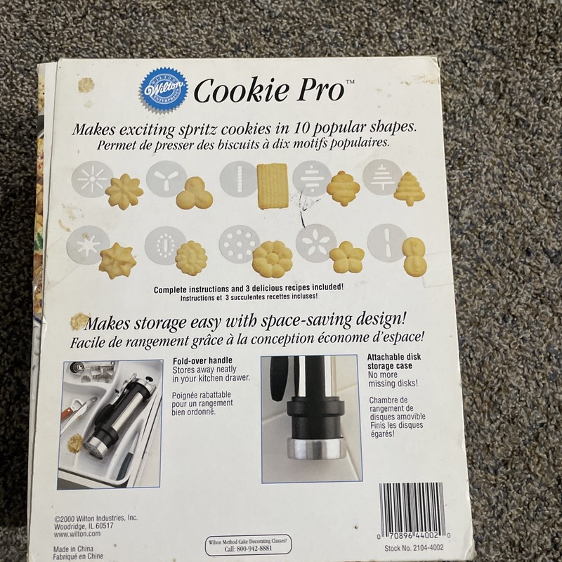 Wilton Cookie Pro Cookie Press - Silver gallery