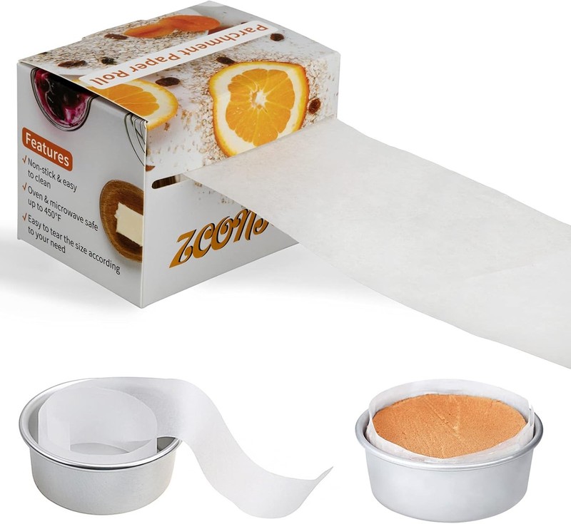 Non-sti Cake Pan Side Liner – Parchment Paper Strips for Cake Pan