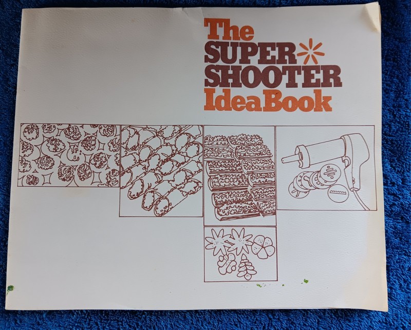 WearEver Super Shooter 70001 Replacement RECIPES Idea Book Instruction Booklet