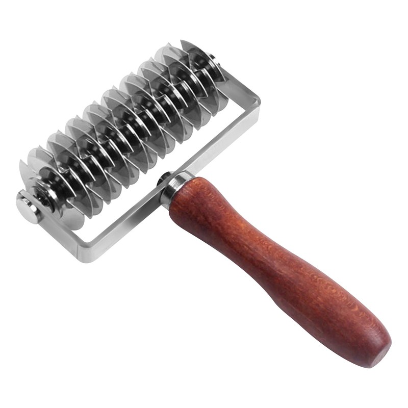 Sharp Multi-Blade Pastry Lattice Roller Cutter for Creating Even Pie Tops gallery
