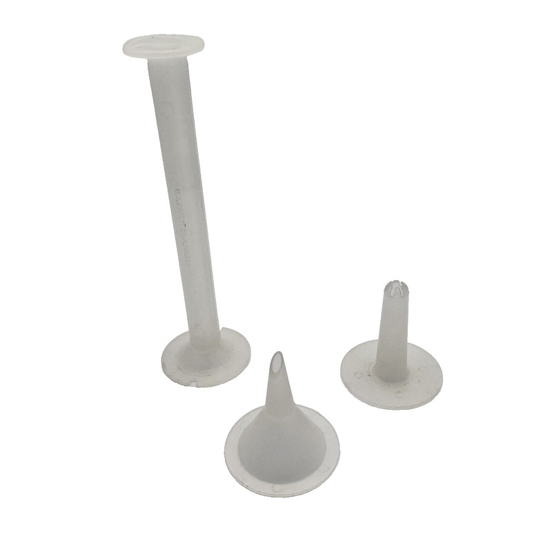 Wear Ever Super Shooter Cookie Press Barrel Loader 2 Tip REPLACEMENT PARTS Lot