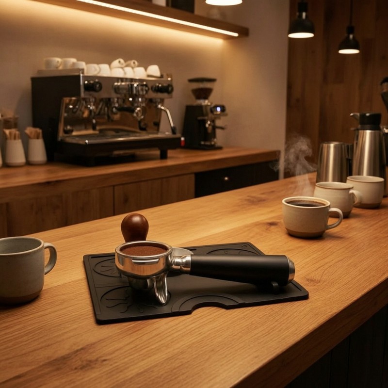 Silicone Tamping Mat Food-Safe Espresso Tamping Mat Waterproof gallery