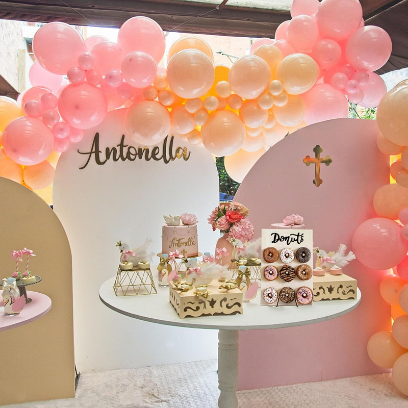Donut Wall Display Stand 2PCS Donut Board Display with 2PCS Donut Tower Stand, W gallery