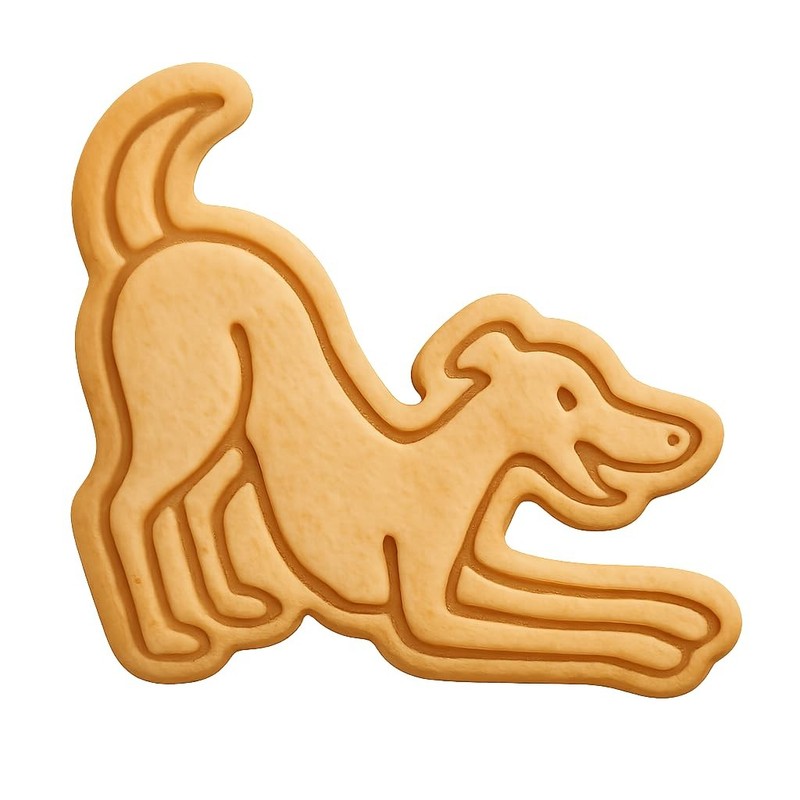 Playful Greyhound Cookie Cutter & Stamp, Fondant & Clay – 4×3.2