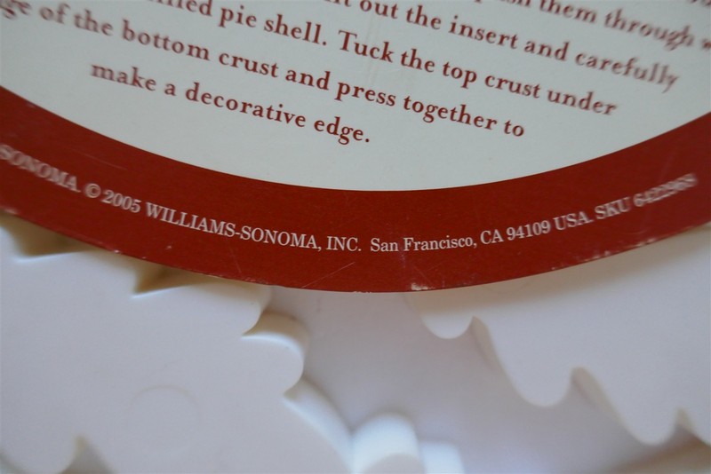 NWT Williams Sonoma Oak Leaf Lattice Pie Crust Linzertorte Cutter c2005 Holidays gallery