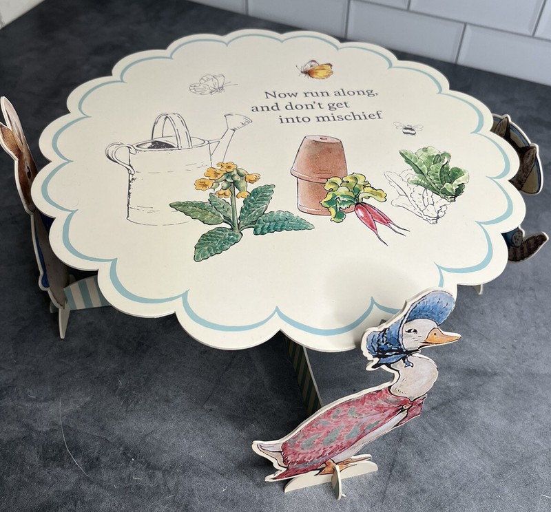 Meri Meri Beatrix Potter Pop-Up Cake Stand 2013 Designed In England