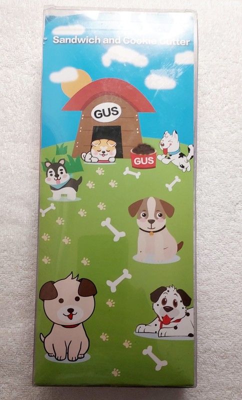 Brand New GUS Dog Sandwich and Cookie Cutter Bone Paws Dog Cat Shapes